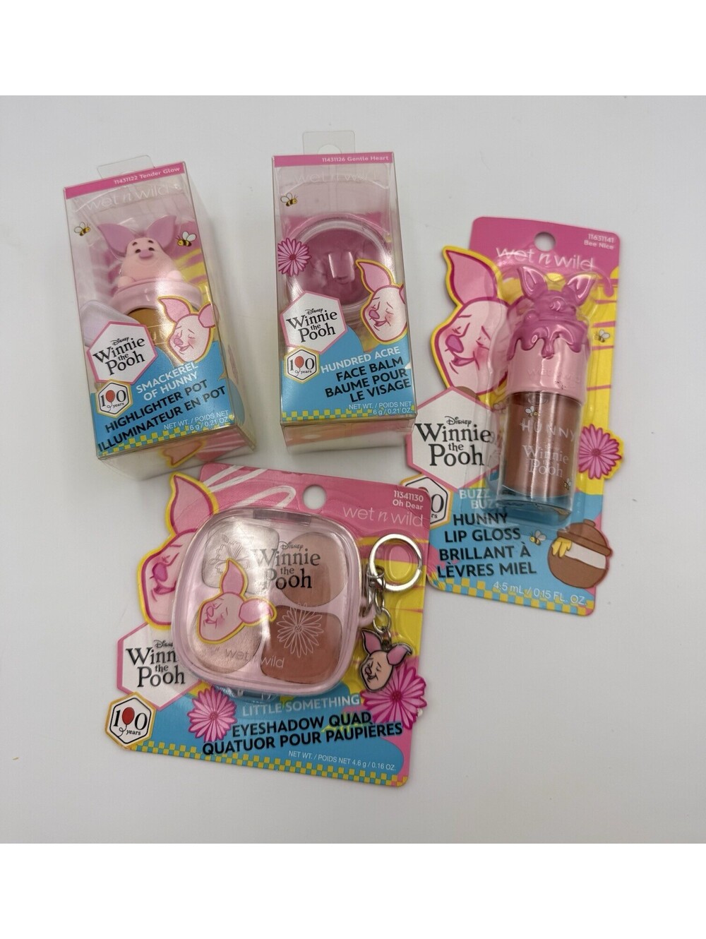 Wet N Wild Winnie The Pooh Collection Lip Gloss Face Balm Eyeshadow Eyeliner